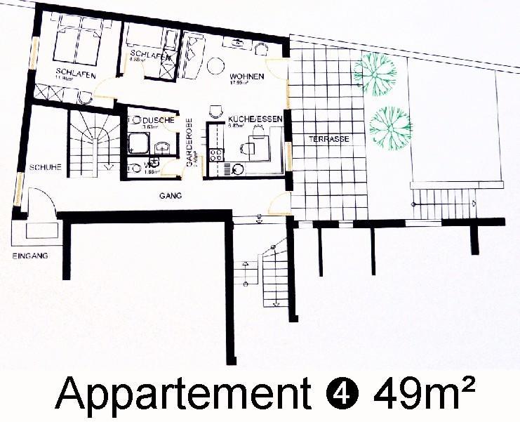 プフンツApart Raetiaアパートメント 部屋 写真